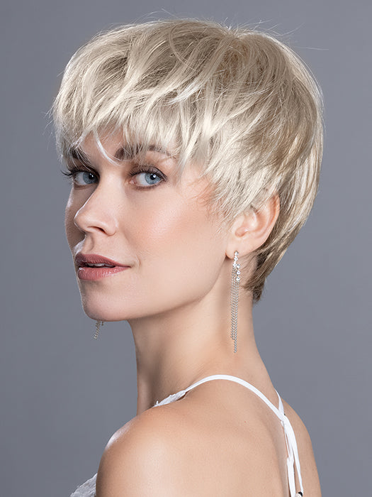 Pixie in Pastel Blonde Mix 23.24.26 | Pearl Platinum, Dark Ash Blonde, and Medium Honey Blonde Mix