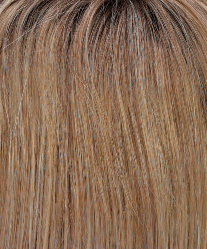 R20RT8 - Light Auburn / Golden Blonde Frost with Golden Brown Roots