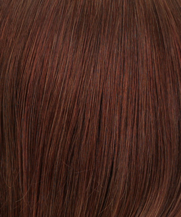 R6/30H - Chestnut Brown with Medium Auburn Highlights