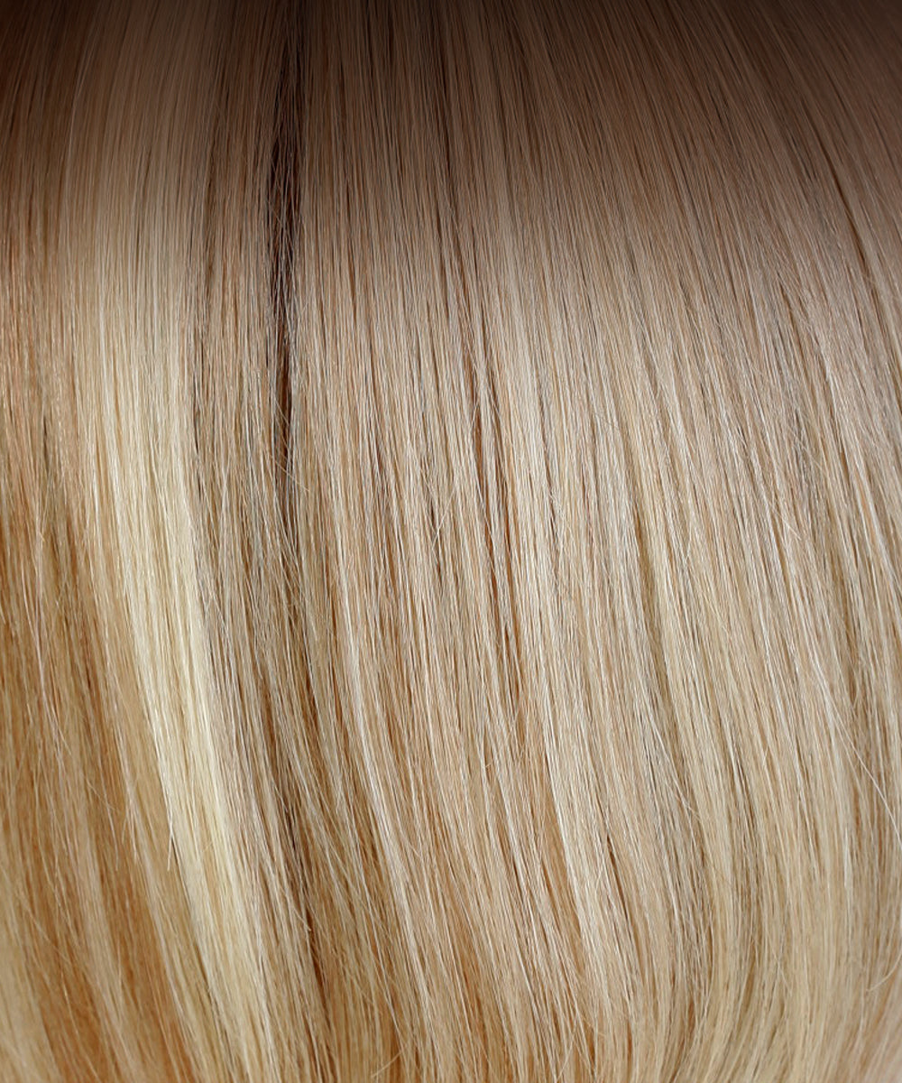 RH1488RT8 - Dark Blonde with Lightest Blonde Highlights & Golden Brown Roots