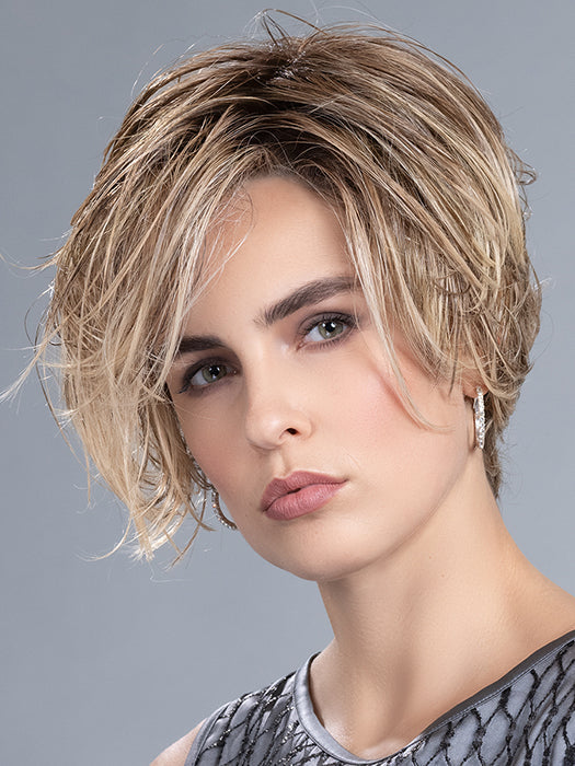 Bernstein Rooted 12.26.27 | Lightest Brown and Light Golden Blonde with Light Honey Blonde Blend and Shaded Roots