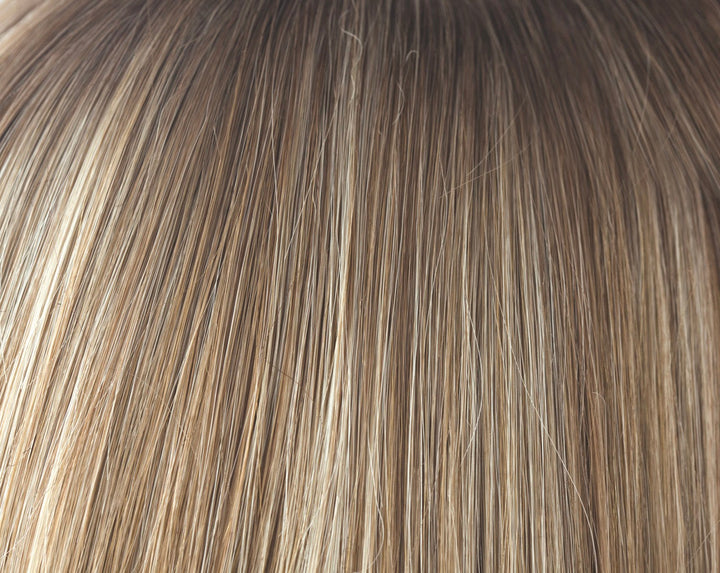 Spring Honey-R | Med Brown rooted, Honey Blonde and Gold Platinum Blonde 50/50 blend | Root: 12 Base: 613 and 27