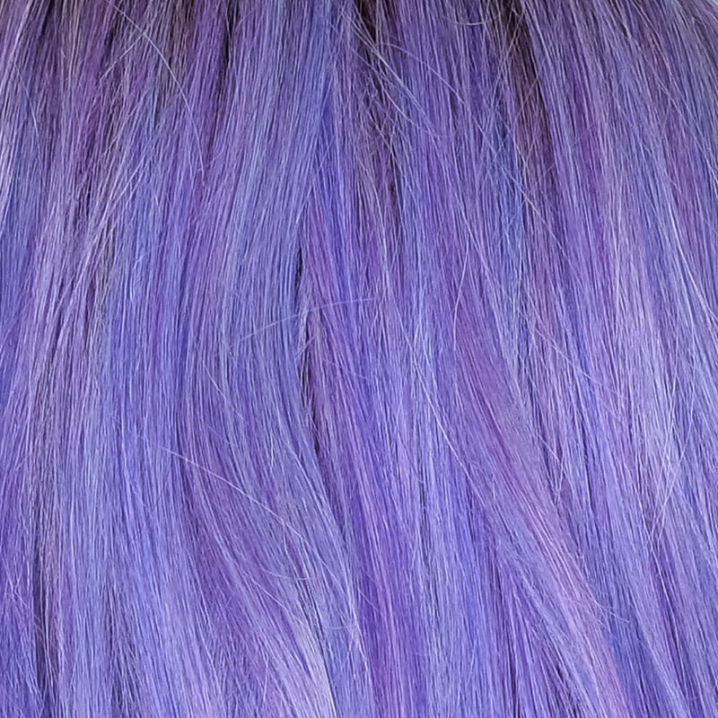 Stardust 22-2+12 | Magical Stardust is the color that brings spaces to life for those looking to illuminate their world with pure, extraordinary color. A mixture of lilac, amethyst, orchid, Iris, and a hint of blended pastel purple and lavender with medium and light brown root color as an undertone throughout the color's body makes the one and only magical Stardust!