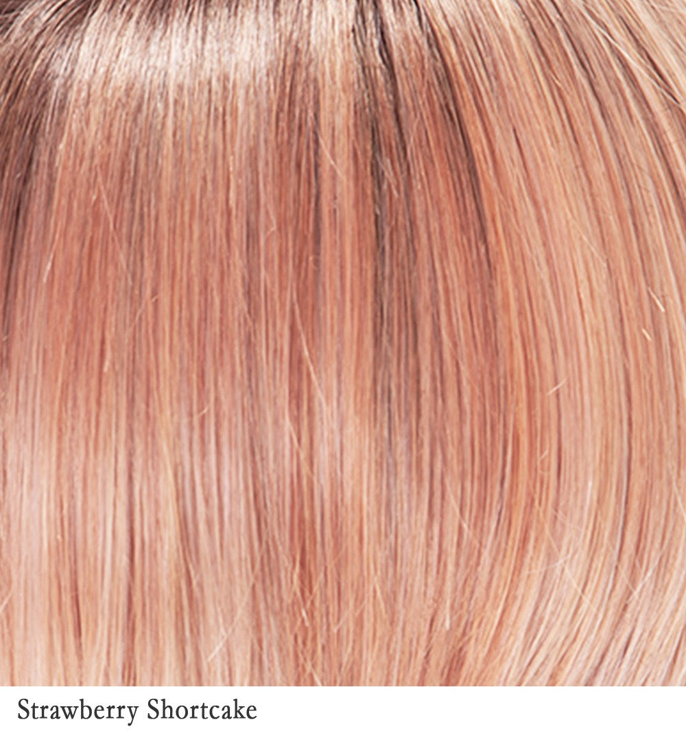 Strawberry Shortcake 86/240/13+8 | Pastel and vibrant hues are on hair-color trends. LaCroix-inspired, multidimensional, airbrush effect is the new interpretation of color creation. With the natural dark roots and seamless blend of pink pastels, blush rose, and fuchsia delivers the sweet candy effects of Strawberry Shortcake!