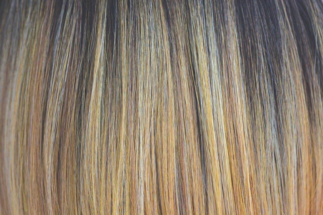 Sunkiss | Medium brown base with a blend of strawberry blond and golden blond highlights