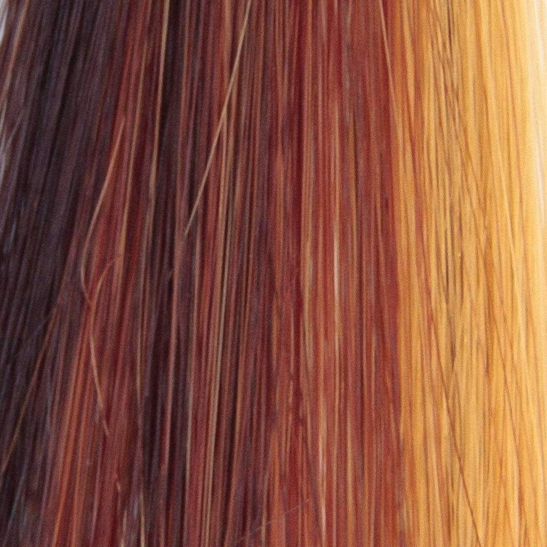 Sunset Glow | Auburn with Bright Red and Strawberry Highlights