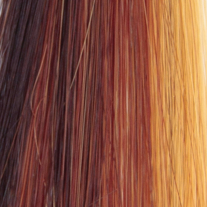 Sunset Glow | Auburn with Bright Red and Strawberry Highlights