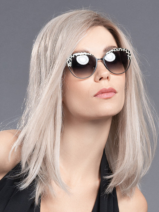 Pearl Blonde Rooted 101.16 | Pearl Platinum and Medium Blonde Blend with Shaded Roots
