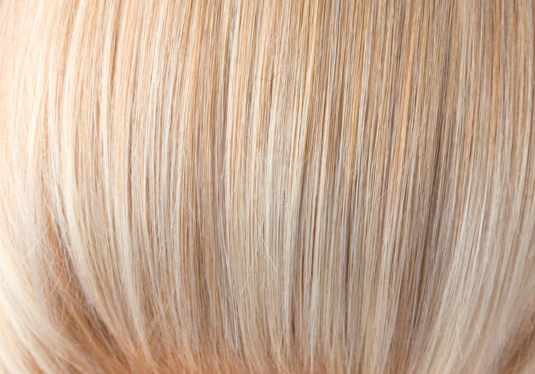 Vanilla Lush | Bright Copper and Platinum Blonde 50/50 blend tipped light