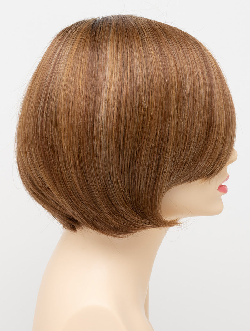 Golden Nutmeg | 27/26/23 R8 | 3-Tone blend of a Cinnamon Brown Base, Chocolate, Brown Roots, and Golden Blonde highlights