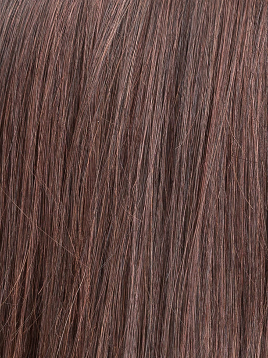Dark Chocolate Rooted 4.33 | Darkest Brown Blended With Dark Auburn And Shaded Roots