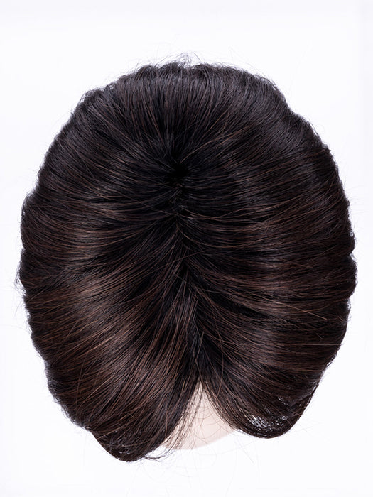 Dark Chocolate Rooted 4.33 | Darkest Brown Blended With Dark Auburn And Shaded Roots