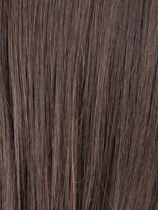 Dark Chocolate Shaded 6.4.30 | Dark Brown, Darkest Brown, And Light Auburn Blend With Shaded Roots