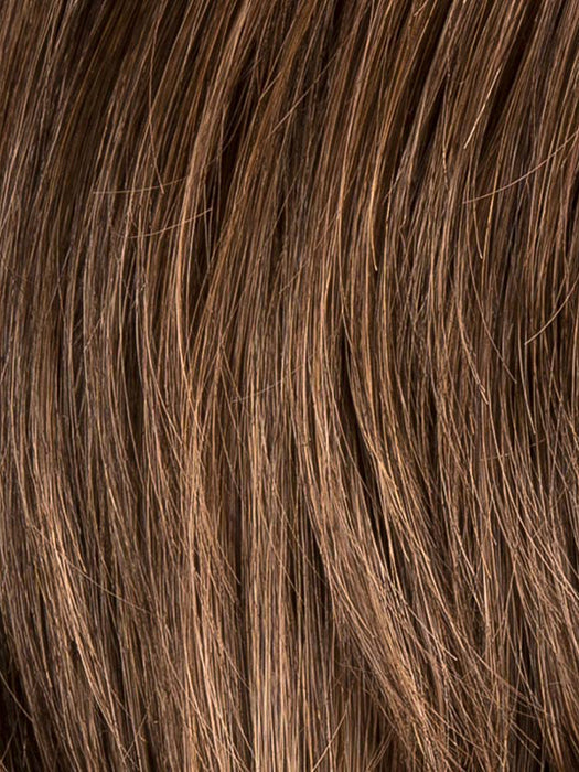 Chocolate Rooted 830.6 | Medium to Dark Brown base with Light Reddish Brown Highlights and Dark Roots