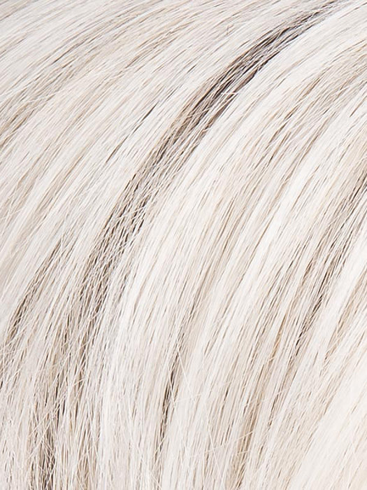 Silver Blonde Rooted 60.23 | Pearl White and Lightest Pale Blonde Blend with Shaded Roots