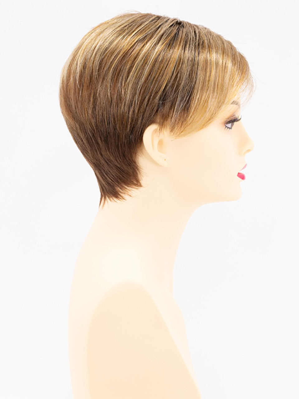 Golden Nutmeg | 27/26/23 R8 | 3-Tone blend of a Cinnamon Brown Base, Chocolate, Brown Roots, and Golden Blonde highlights