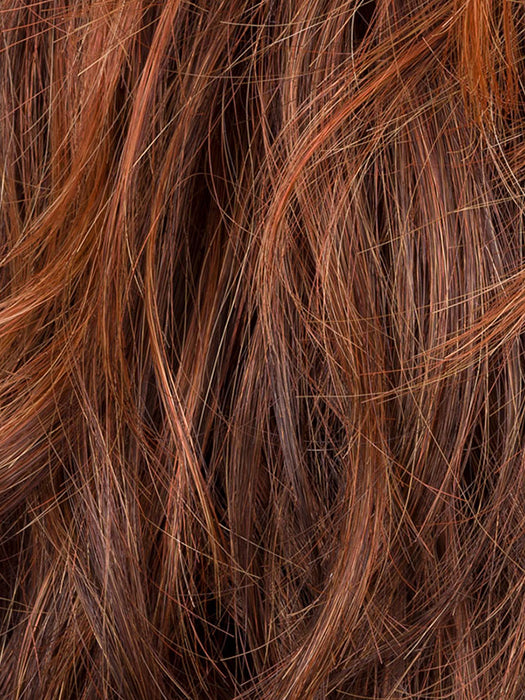 Cinnamon Brown Rooted 33.30.130 | Med Auburn Dark Auburn and Dark Brown Mix with a Deep Copper Brown Root