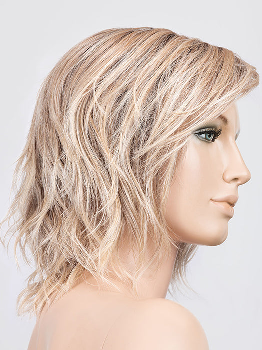 Sandy Blonde Rooted 16.22.20 | Medium Honey Blonde, Light Ash Blonde, and Lightest Reddish Brown blend with Dark Roots