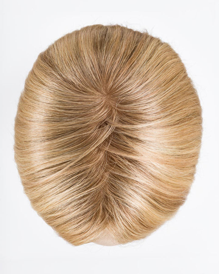 Sandy Blonde Rooted 16.22.20 | Medium Blonde, Light Neutral Blonde, And Light Strawberry Blonde Blend With Shaded Roots