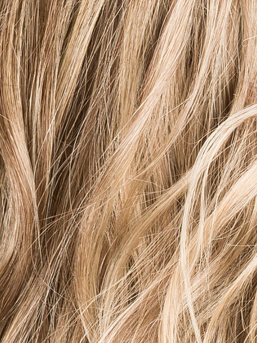 Light Bernstein Rooted 12.26.27 | Light Auburn, Light Honey Blonde, and Light Reddish Brown Blend and Dark Roots