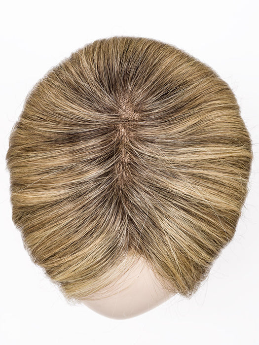 Sandy Blonde Rooted 16.22.20 | Medium Blonde, Light Neutral Blonde, and Light Strawberry Blonde Blend with Shaded Roots