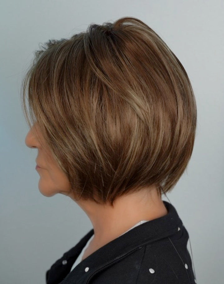 Marlene wearing Ava in 10RH16 Caffe Mocha