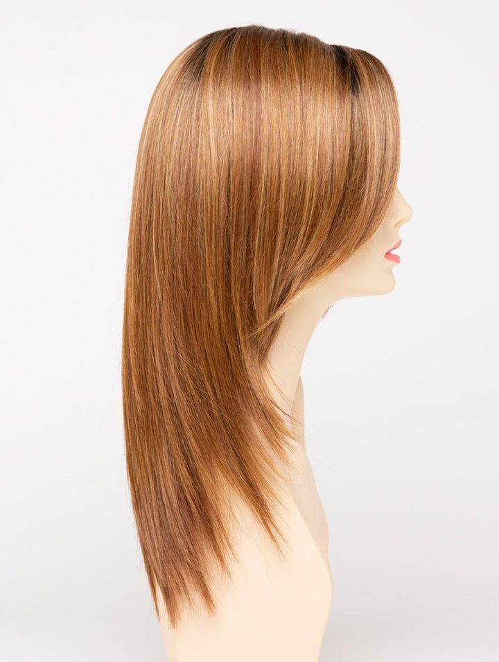 Golden Nutmeg | 27/26/23 R8 | 3-Tone blend of a Cinnamon Brown Base, Chocolate, Brown Roots, and Golden Blonde highlights