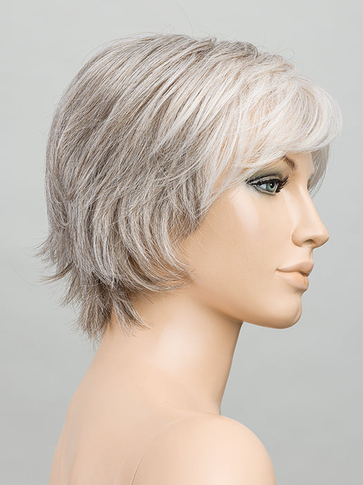 Snow Mix 60.56.58 | Pearl White, Lightest Blonde, And Black/Dark Brown With Grey Blend