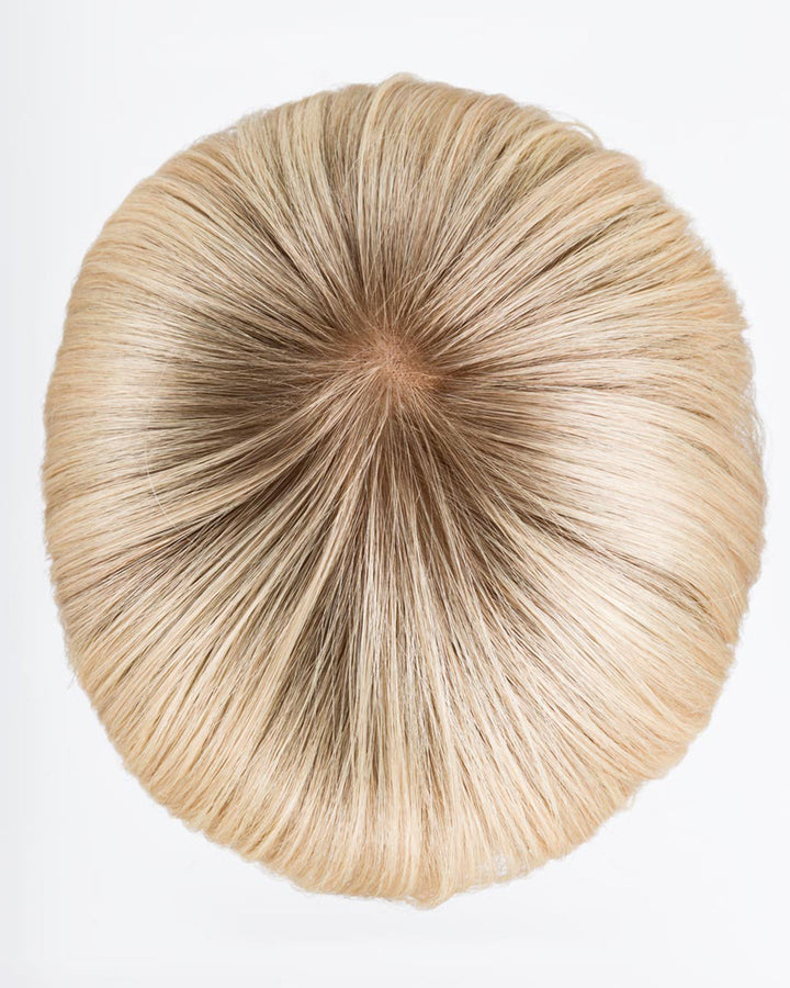Light Champagne Rooted 22.23.16 | Light Neutral Blonde And Lightest Pale Blonde With Medium Blonde Blend And Shaded Roots