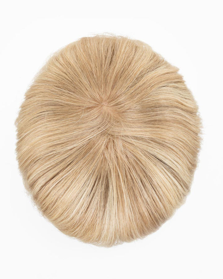 Sandy Blonde Rooted 16.22.20 | Medium Blonde, Light Neutral Blonde, And Light Strawberry Blonde Blend With Shaded Roots