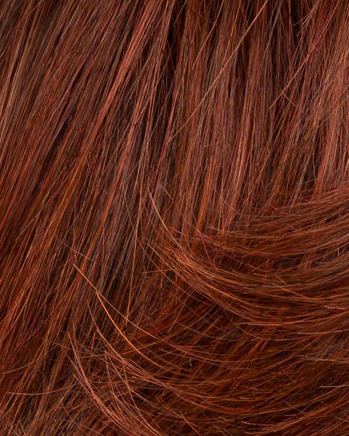Wine Red Rooted 33.130.6 | Dark Auburn And Deep Copper Brown With Dark Brown Blend With Shaded Roots