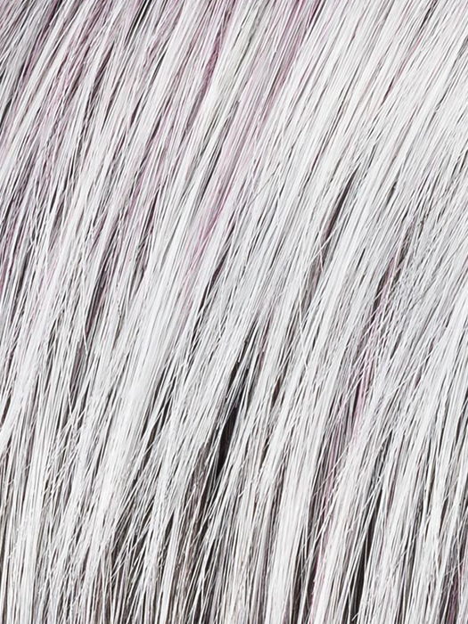 Metallic Purple Rooted | Pearl Platinum and Pure White with Black and Purple Blended throughout with Shaded Roots