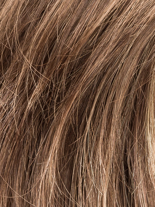 Mocca Lighted 830.27.26 | Medium Brown blended with Light Auburn, Dark Strawberry Blonde and Light Golden Blonde with Highlights Throughout and Concentrated in the Front