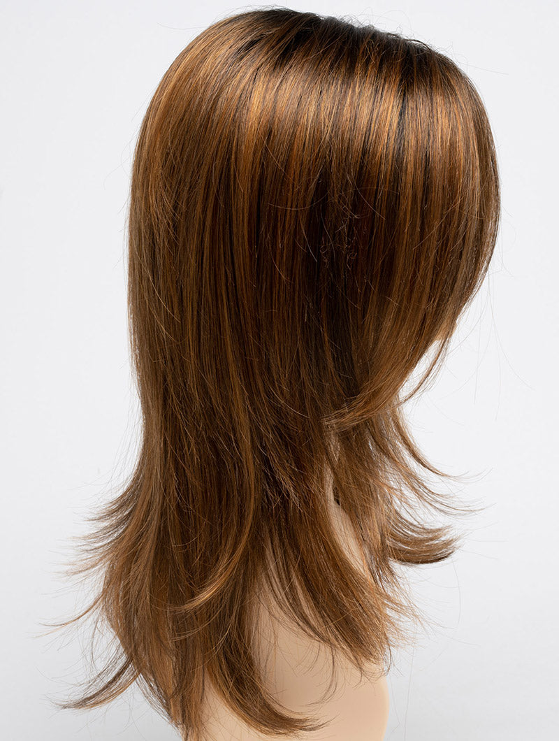 Saffron Spice | 24/33/35 R2 | Rooted Warm Light Brown with Lowlights