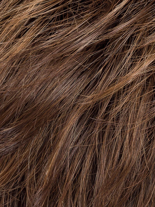 Chocolate Rooted 8.30.27.6 | Dark/Medium Brown blended with Light Auburn and Dark Strawberry Blonde and Shaded Roots