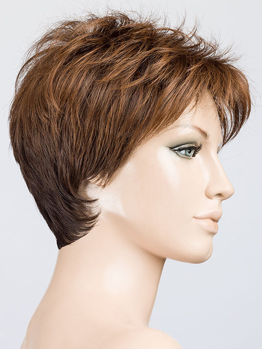 Cinnamon Brown Lighted 6.30.33 | Dark Brown and Dark/Light Auburn blend with Shaded Roots