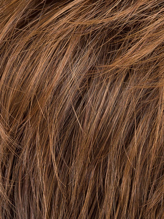 Cinnamon Brown Lighted 6.30.33 | Dark Brown and Dark/Light Auburn blend with Shaded Roots