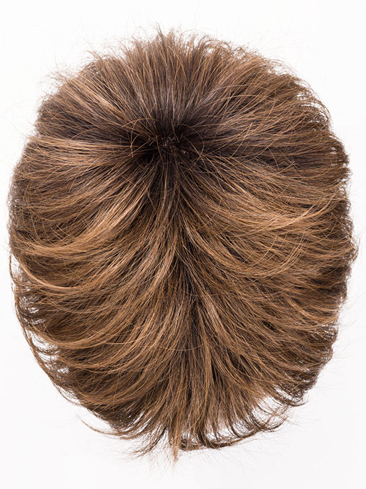 Nougat Rooted 9.8.6 | Dark/Medium Brown blend with Warm Brown and Shaded Roots