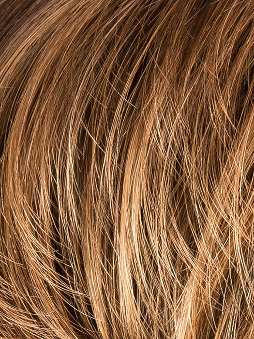 Mocca Rooted 12.830.27 | Lightest Brown, Medium Brown Blended with Light Auburn and Dark Strawberry Blonde Blend and Shaded Roots