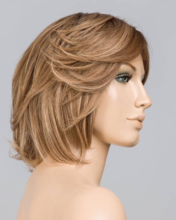 Nougat Rooted 12.10.20 | Lightest Brown And Light Brown With Light Strawberry Blonde Blend And Shaded Roots