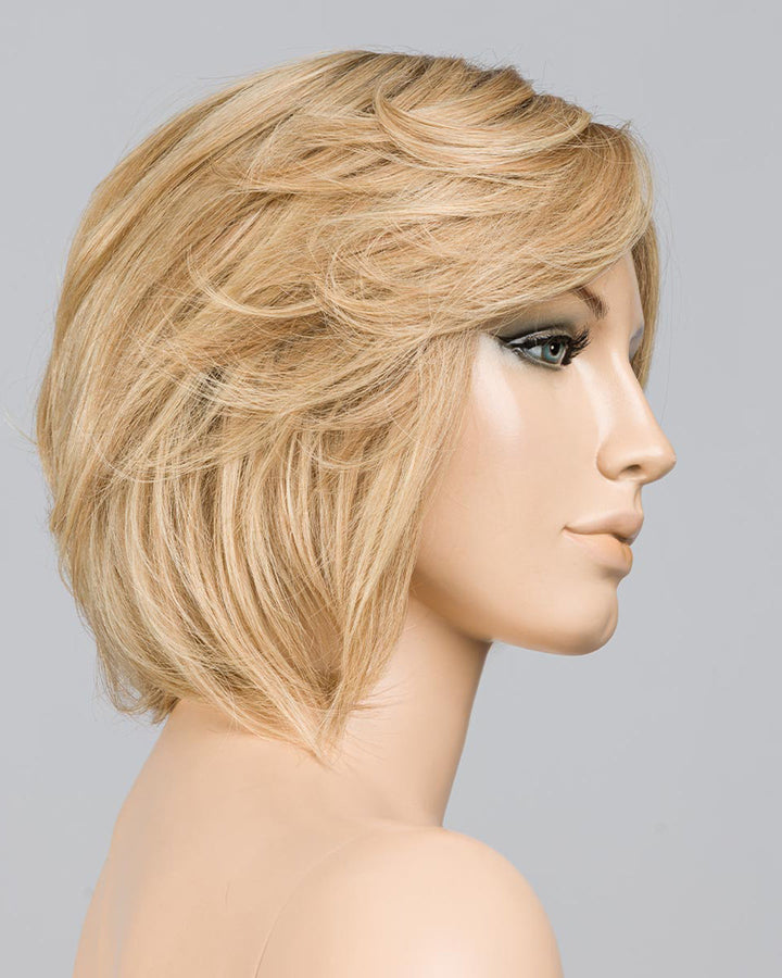 Sandy Blonde Rooted 16.22.20 | Medium Blonde, Light Neutral Blonde, And Light Strawberry Blonde Blend With Shaded Roots
