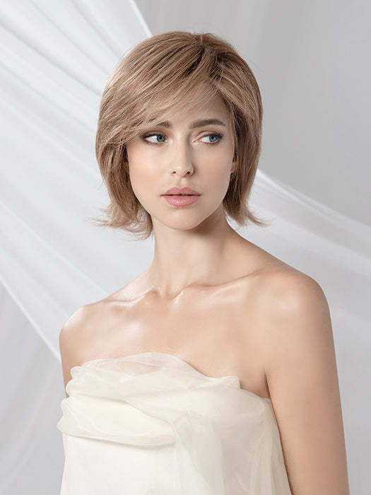 Nougat Rooted 12.10.20 | Lightest Brown And Light Brown With Light Strawberry Blonde Blend And Shaded Roots
