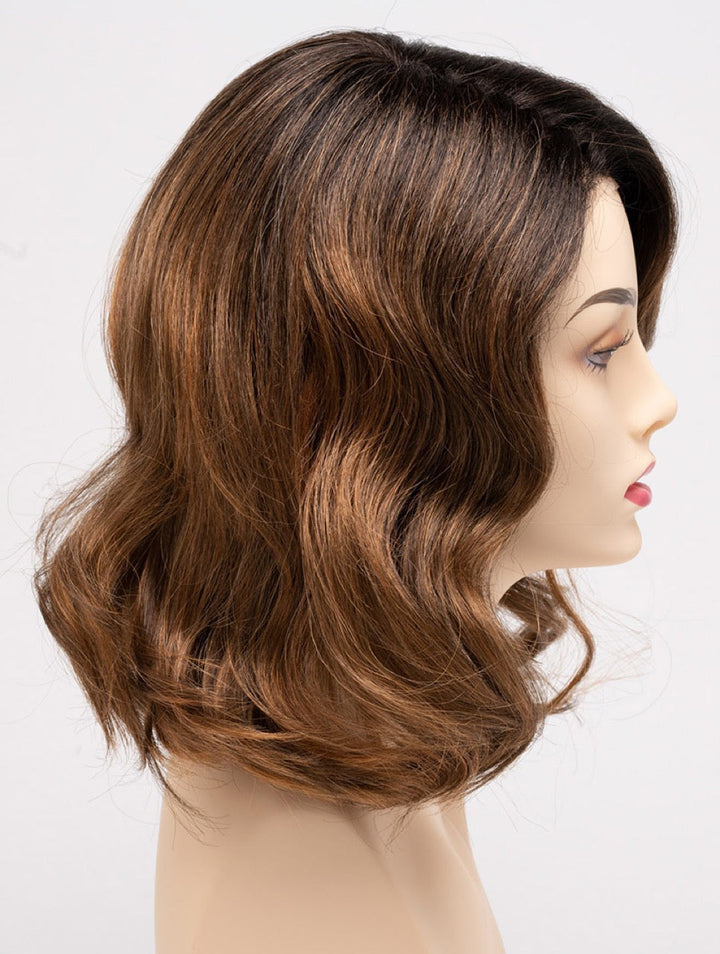 Saffron Spice | 24/33/35 R2 | Rooted Warm Light Brown with Lowlights
