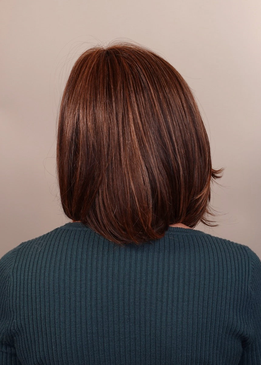 Frannie wearing Montecito in Mocha Maple Brown
