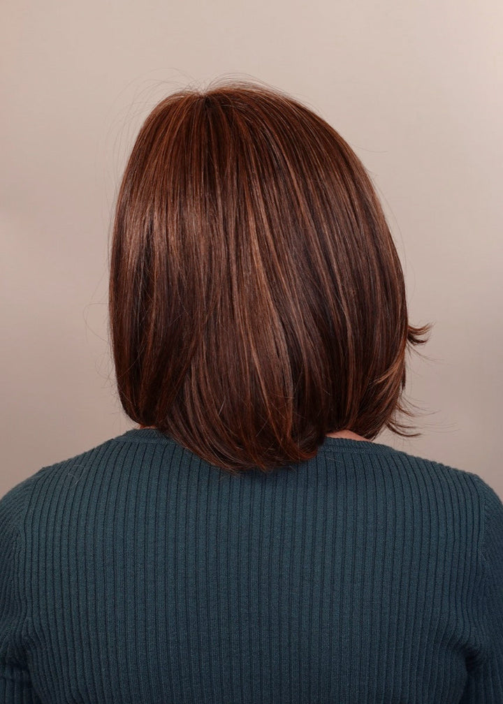 Frannie wearing Montecito in Mocha Maple Brown