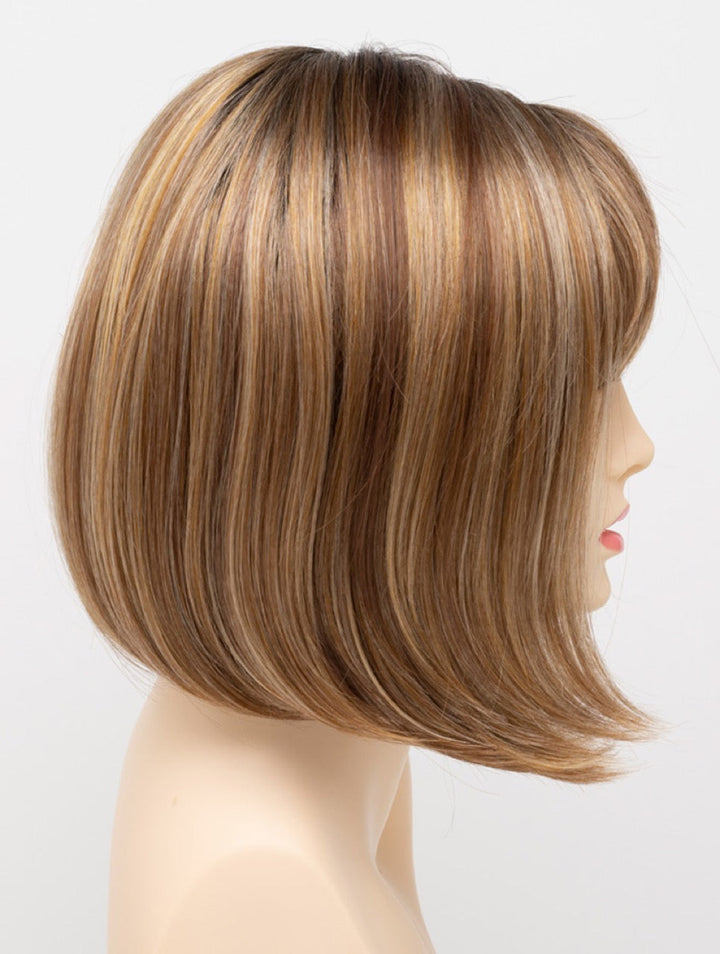 Golden Nutmeg | 27/26/23 R8 | 3-Tone blend of a Cinnamon Brown Base, Chocolate, Brown Roots, and Golden Blonde highlights