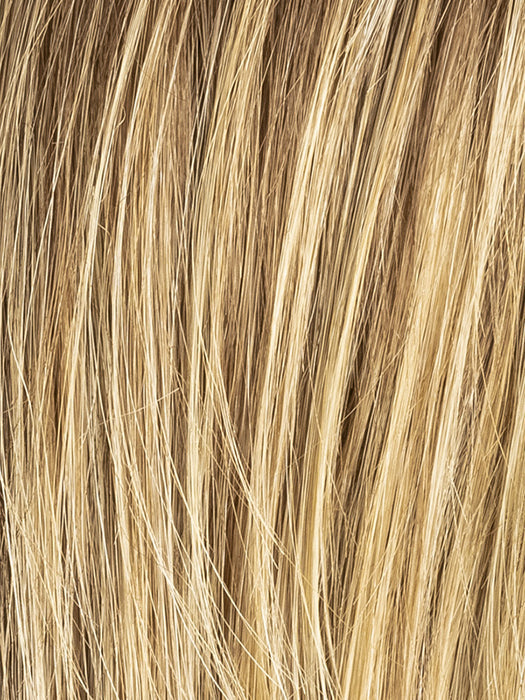 Light Bernstein Rooted 12.19.27 | Light Auburn, Light Honey Blonde, and Light Reddish Brown Blend and Dark Roots