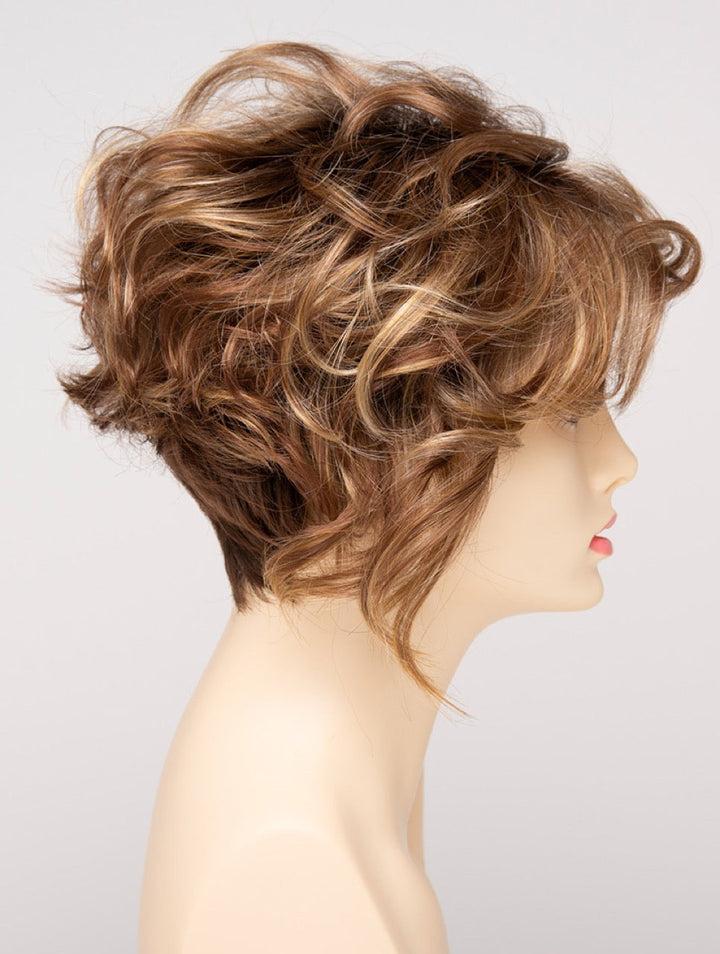Golden Nutmeg | 27/26/23 R8 | 3-Tone blend of a Cinnamon Brown Base, Chocolate, Brown Roots, and Golden Blonde highlights