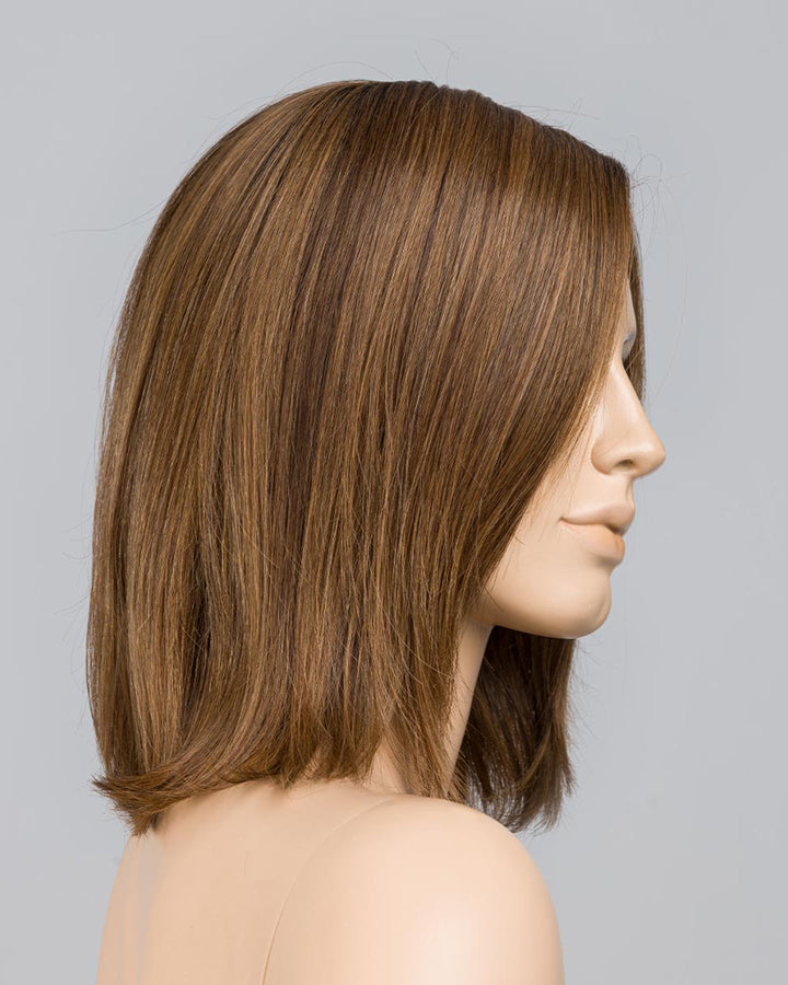 Nougat Rooted 12.8.20 | Lightest Brown And Medium Brown With Light Strawberry Blonde Blend With Shaded Roots