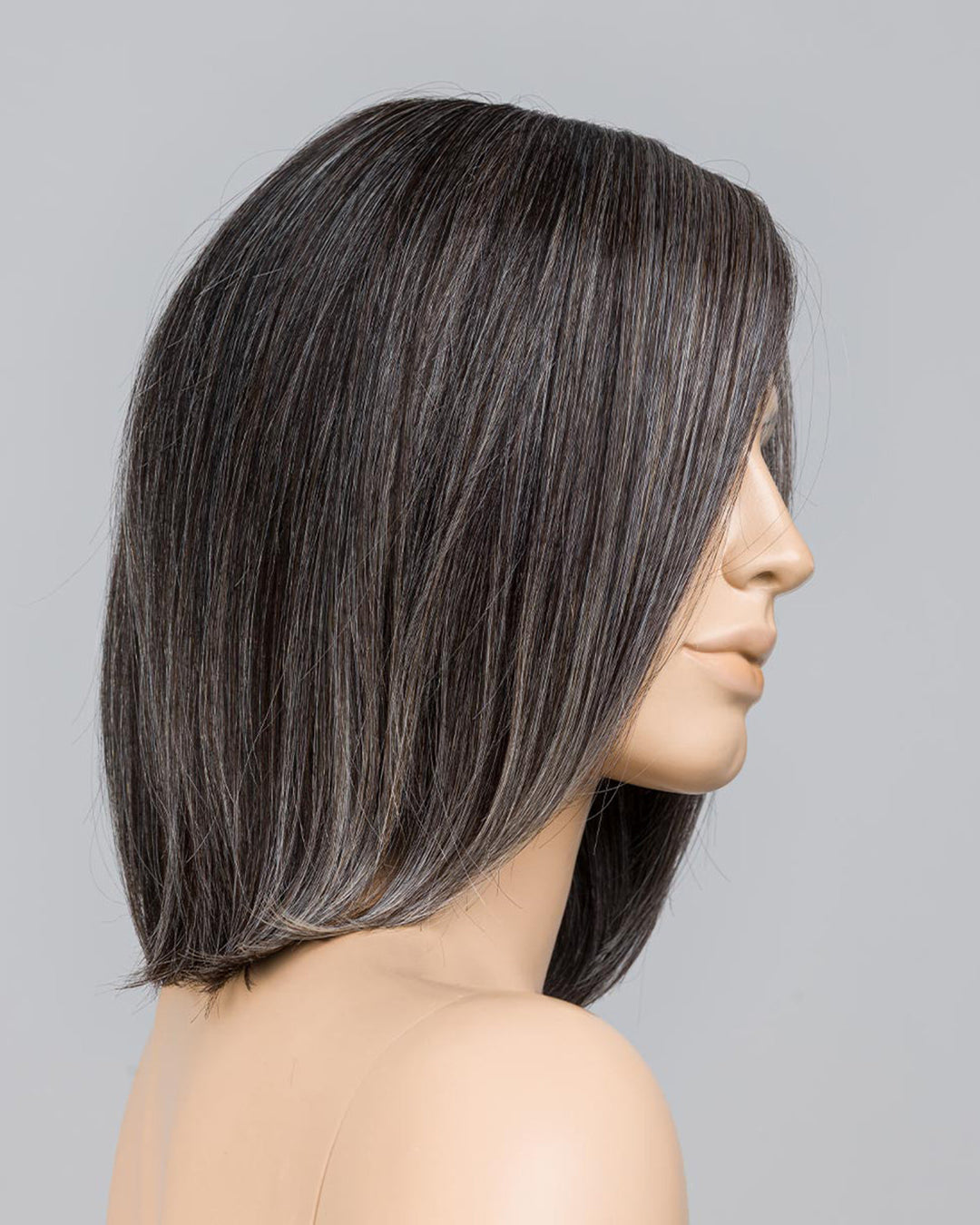 Pepper Lighted 39.2.51 | Darkest Brown Black/Dark Brown Blend And Lightest Brown With Grey Blend And Highlights Throughout And Concentrated In The Front